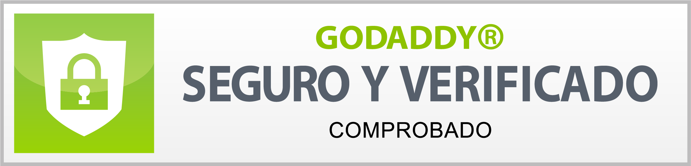 Logo GoDaddy seguro verificado